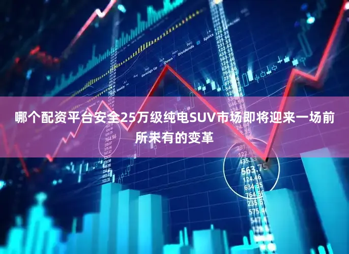 哪个配资平台安全25万级纯电SUV市场即将迎来一场前所未有的变革